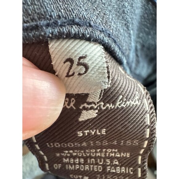 7 For All Mankind Dojo Flare Jeans Womens Size 25 Medium Wash Cotton Stretch Den - Picture 5 of 9